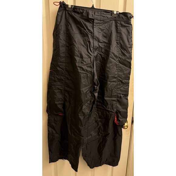Vintage‎ Nike Insulated Cargo Pants. Rain, Ski, Snow  Men's Size Large Black - Picture 1 of 12